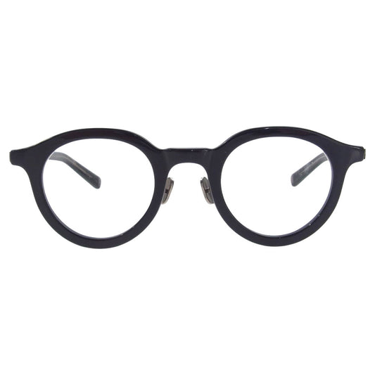 アイバン 740-col100 BLACK/G LT.GRY 度入り 眼鏡 アイウェア サングラス ブラック系 45□25　143【中古】
