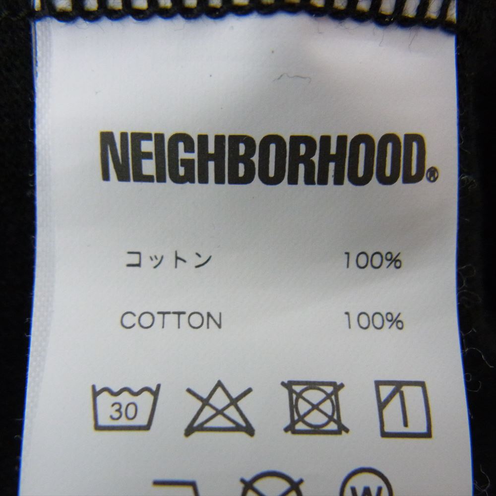 NEIGHBORHOOD ネイバーフッド 23AW 232PCNH-LT01S ANTHRAX TEE LS-1 プリント ロングスリーブ Tシャツ ブラック系 L【中古】