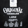 TENDERLOIN テンダーロイン LONG SLEEVE TEE 2B ボルネオスカル プリント ロングスリーブ Tシャツ ブラック系 L【中古】