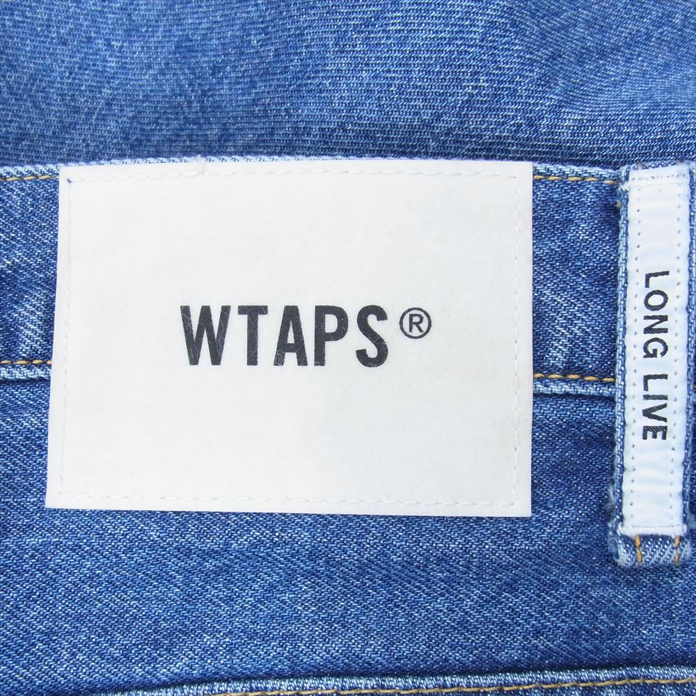 WTAPS ダブルタップス 232WVDT-PTM05 BLUES TAPER TROUSERS テーパード デニムパンツ インディゴブルー系 X03【美品】【中古】