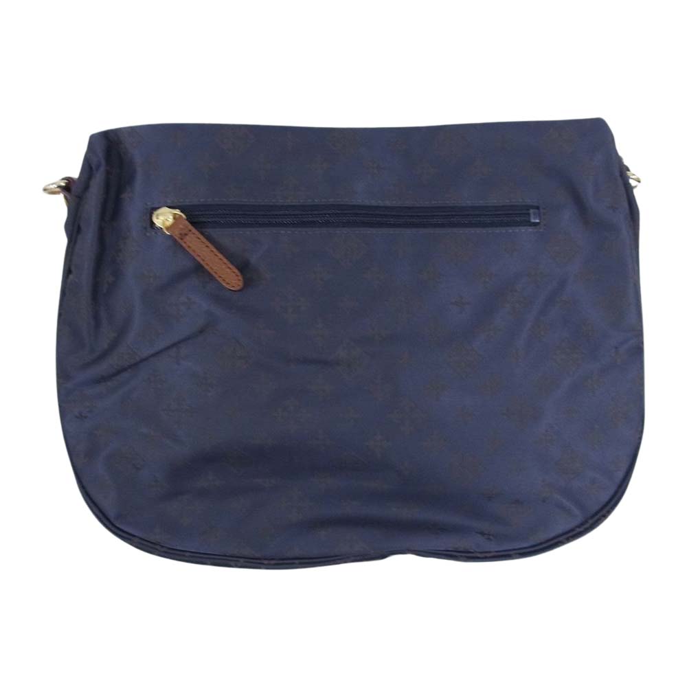 russet ラシット モノグラム ナイロン ミニ ショルダーバッグ ネイビー ネイビー系【極上美品】【中古】