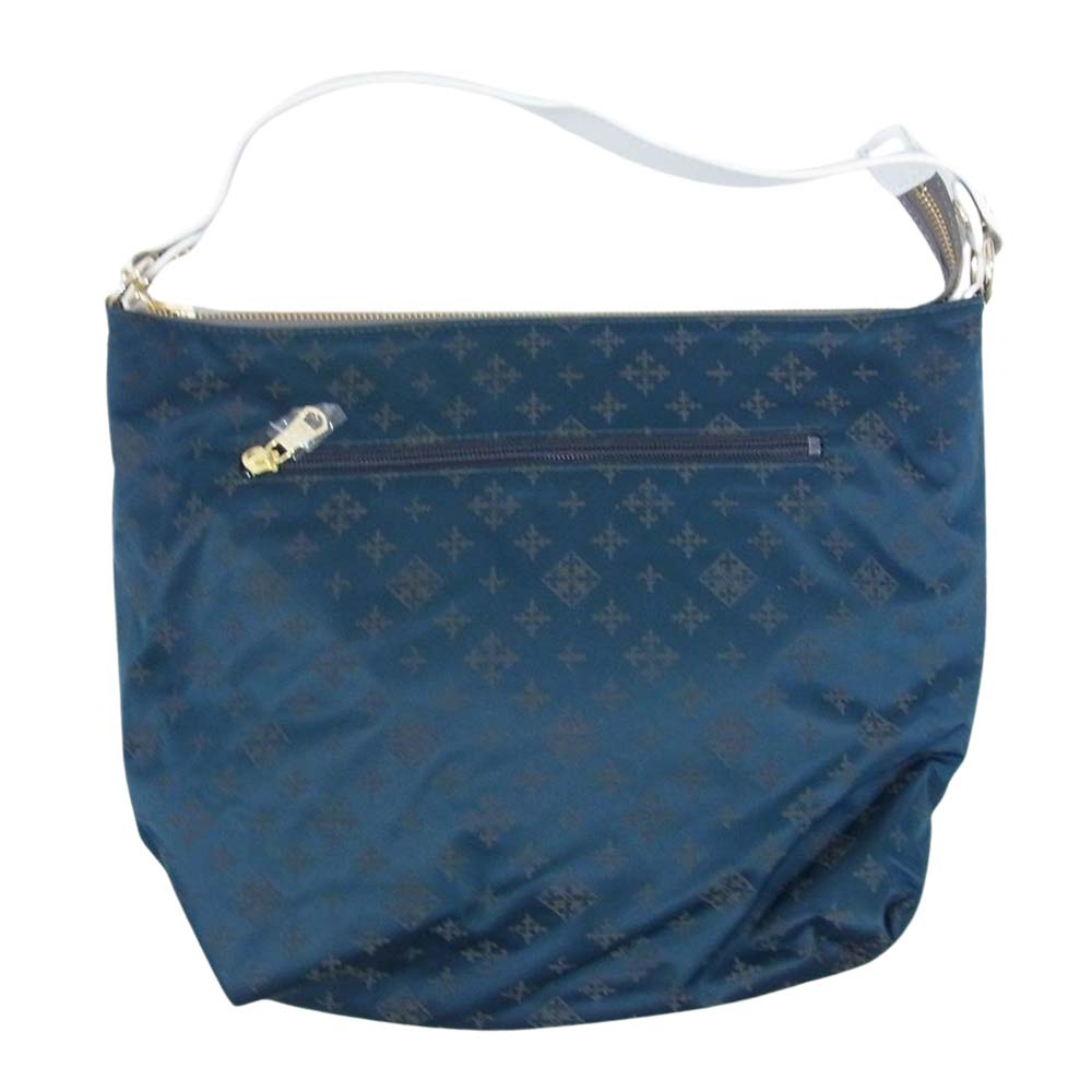 russet ラシット モノグラム ナイロン 2WAY ハンドバッグ ショルダーバッグ グリーン グリーン系【極上美品】【中古】