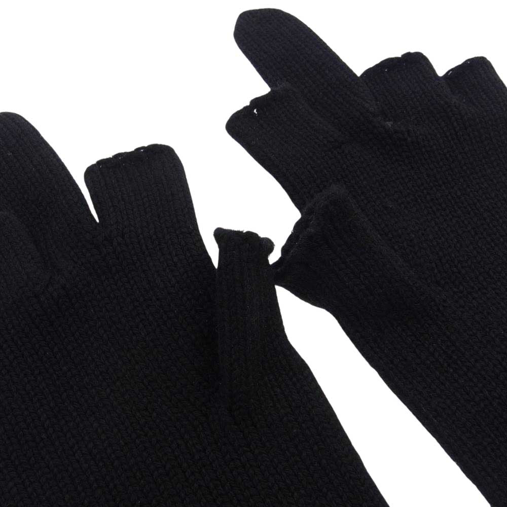 LIMI feu リミフゥ GLOVES カットオフ グローブ 手袋 ブラック系【中古】
