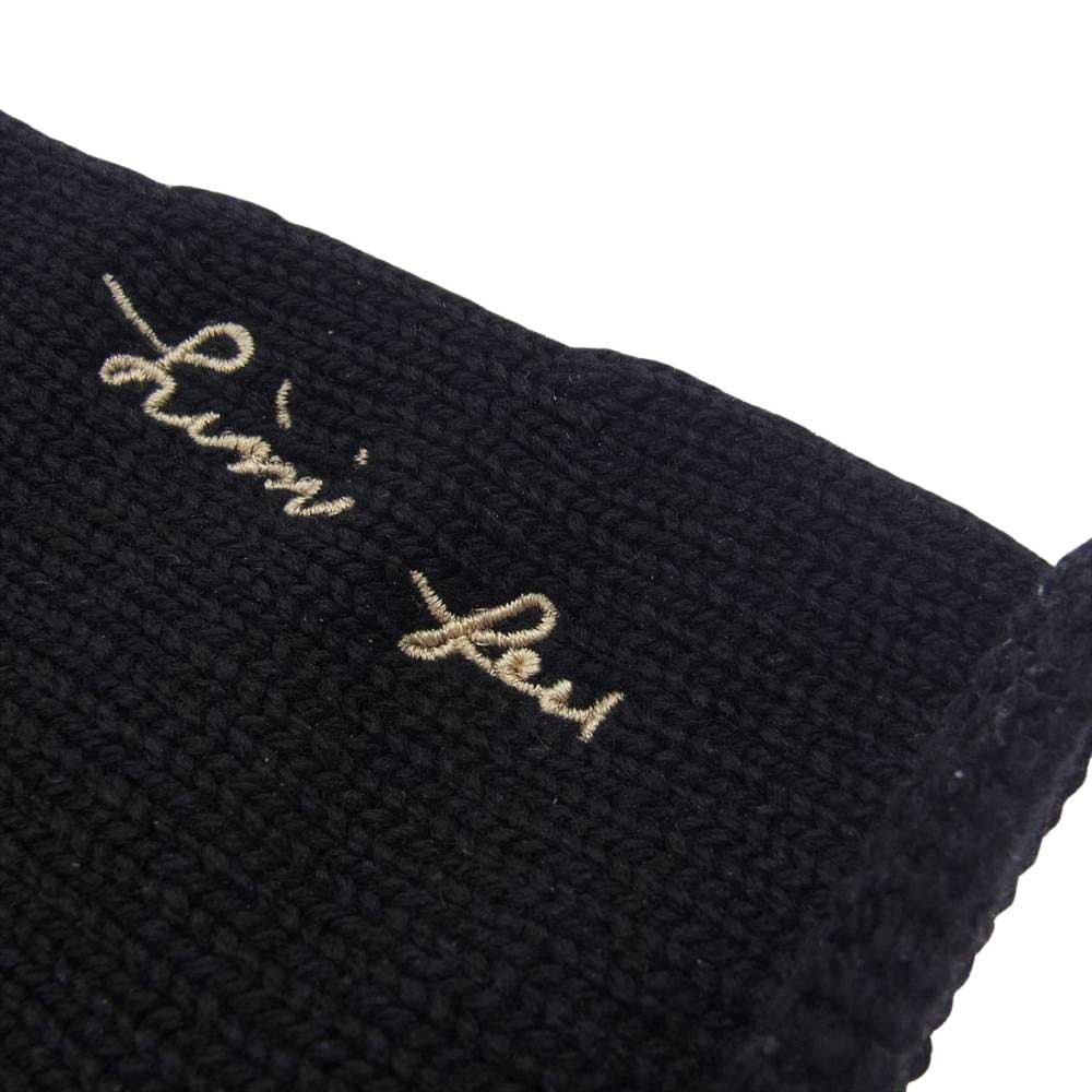 LIMI feu リミフゥ GLOVES カットオフ グローブ 手袋 ブラック系【中古】