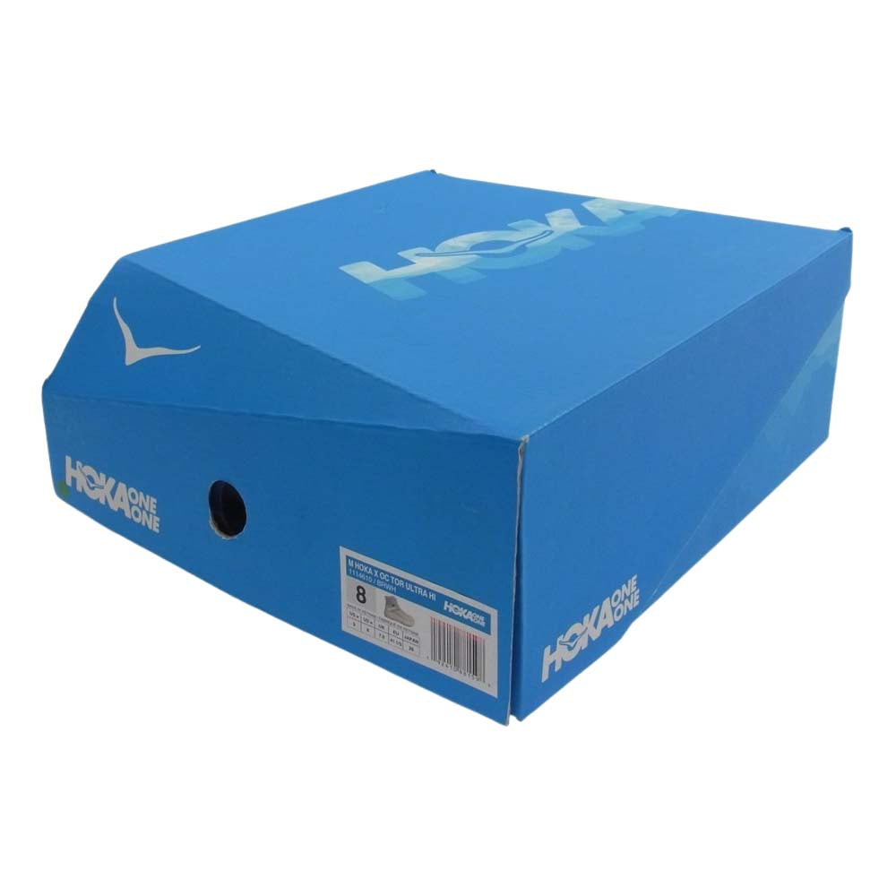 HOKA ONE ONE ホカ オネオネ 1114610 ｘオープニングセレモニー OC TOR ULTRA HI eVent ビブラム ハイカット スニーカー ホワイト系 26cm【美品】【中古】