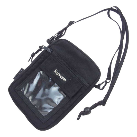 Supreme シュプリーム 19SS utility pouch CORDURA ユーティリティー ポーチ コーデュラ ナイロン サコッシュ  ブラック系【中古】
