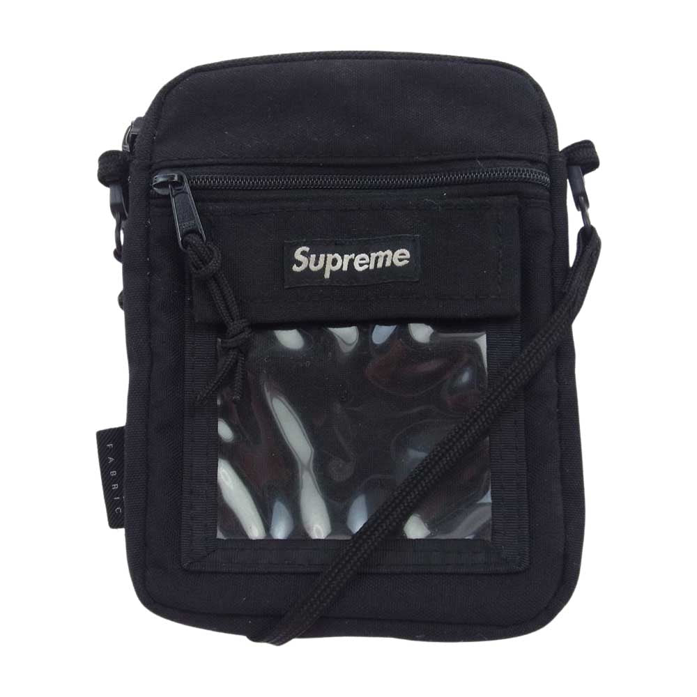 Supreme シュプリーム 19SS utility pouch CORDURA ユーティリティー ポーチ コーデュラ ナイロン サコッシュ  ブラック系【中古】