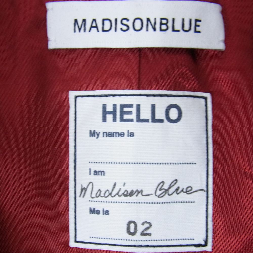 MADISON BLUE マディソンブルー MB000-1001 BLEECKER W6B BLAZER