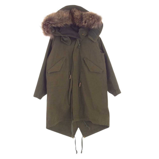 MADISON BLUE マディソンブルー MB194-2009 MODS COAT ライナー付き モッズコート カーキ系 000(XXS)【美品】【中古】