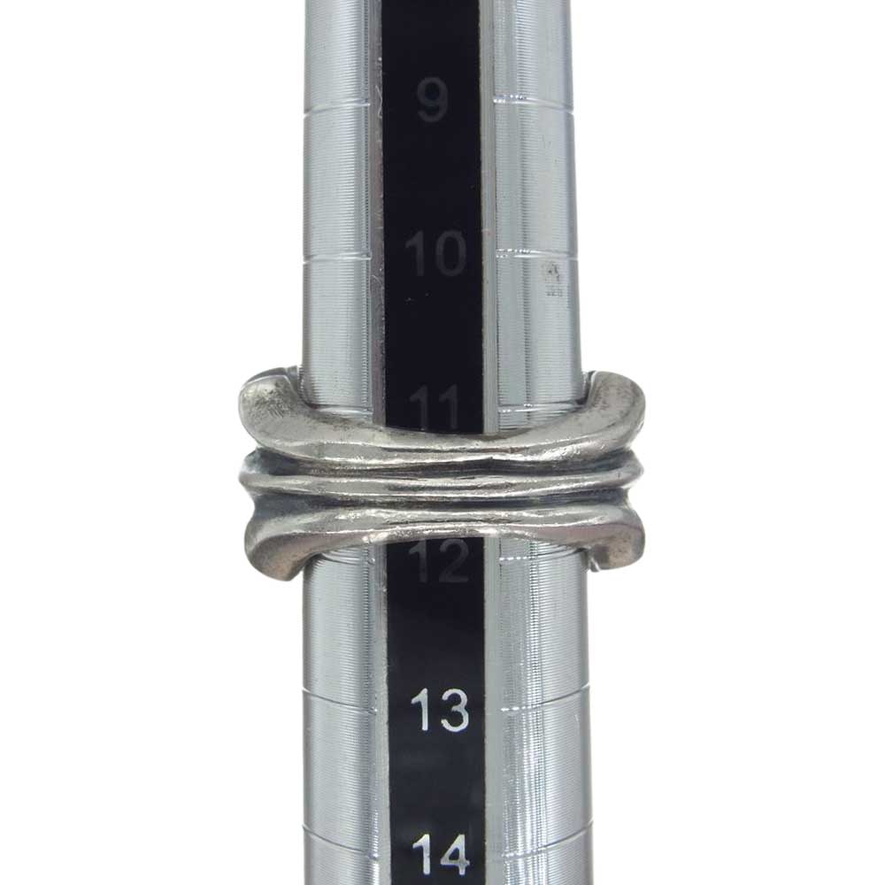 アージェントグリーム クロス シルバー リング シルバー系 12号【中古】