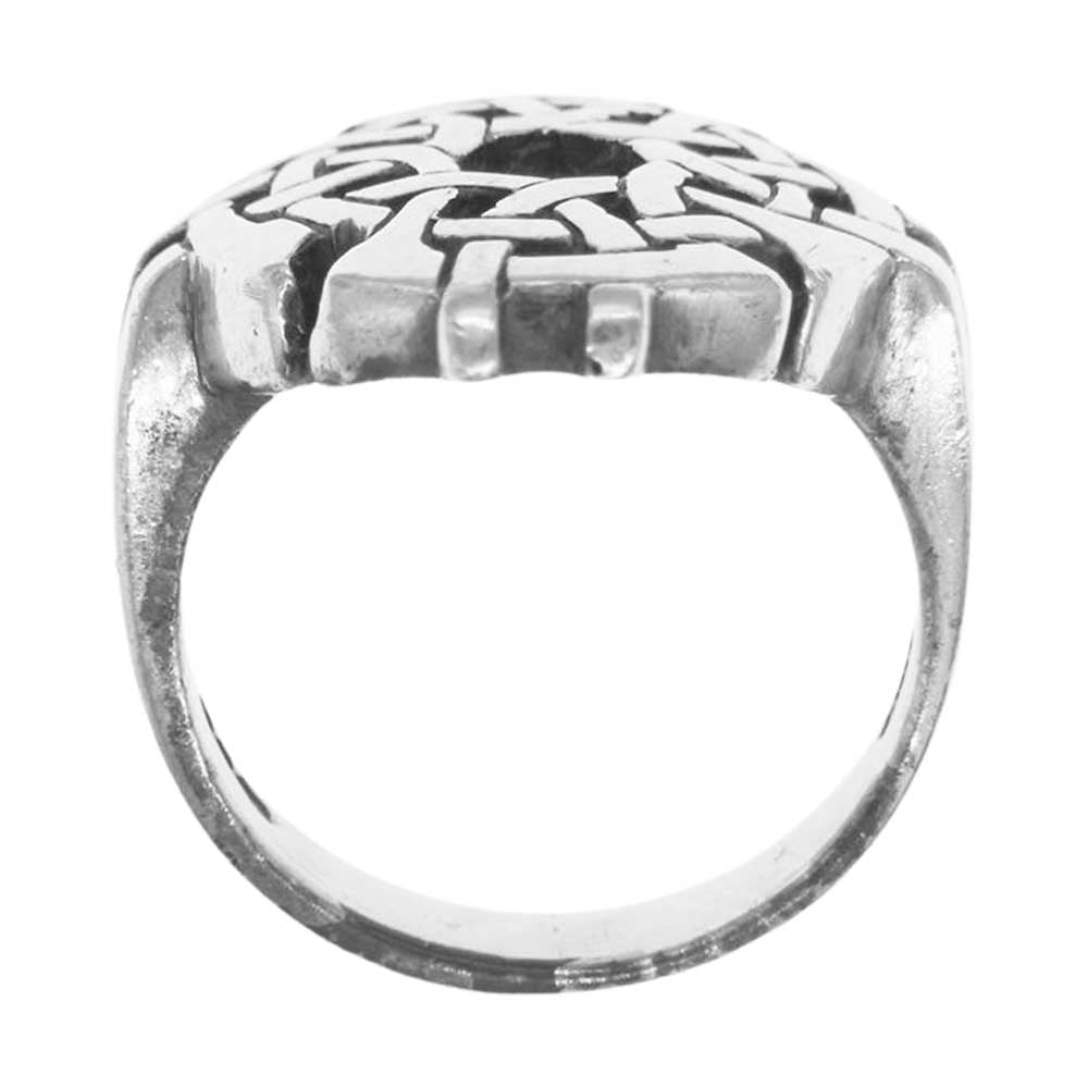 CRAZY PIG クレイジーピッグ CELTIC RING ケルティック リング シルバー系 11.5号【中古】