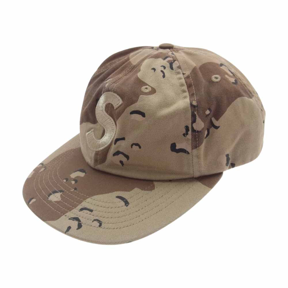 Supreme シュプリーム 17AW Tonal S Logo 6Panel Cap トーナル Sロゴ デザートカモ キャップ マルチカラー系【中古】