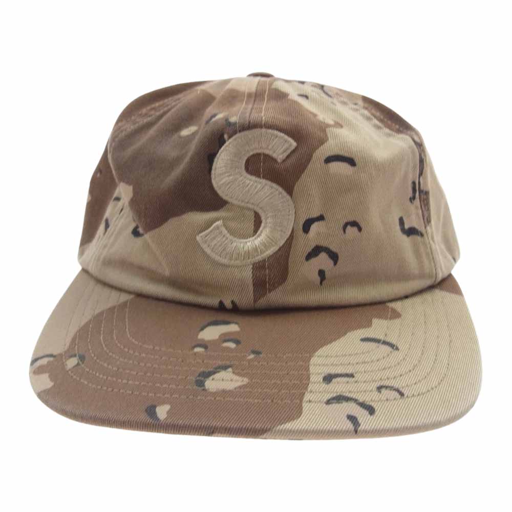 Supreme シュプリーム 17AW Tonal S Logo 6Panel Cap トーナル Sロゴ デザートカモ キャップ マルチカラー系【中古】