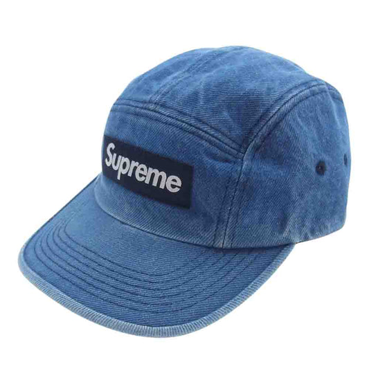 Supreme シュプリーム 23AW Washed Chino Twill Camp Cap ウォッシュドチノ ツイル キャンプキャップ インディゴブルー系【中古】