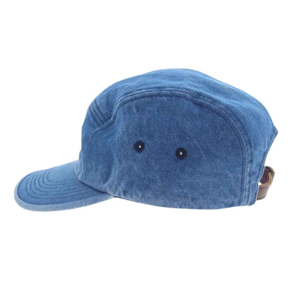 Supreme シュプリーム 23AW Washed Chino Twill Camp Cap ウォッシュドチノ ツイル キャンプキャップ インディゴブルー系【中古】