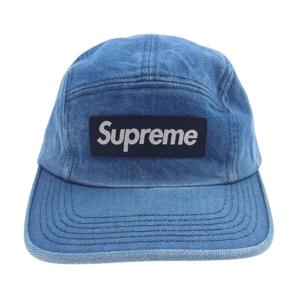 Supreme シュプリーム 23AW Washed Chino Twill Camp Cap ウォッシュドチノ ツイル キャンプキャップ インディゴブルー系【中古】