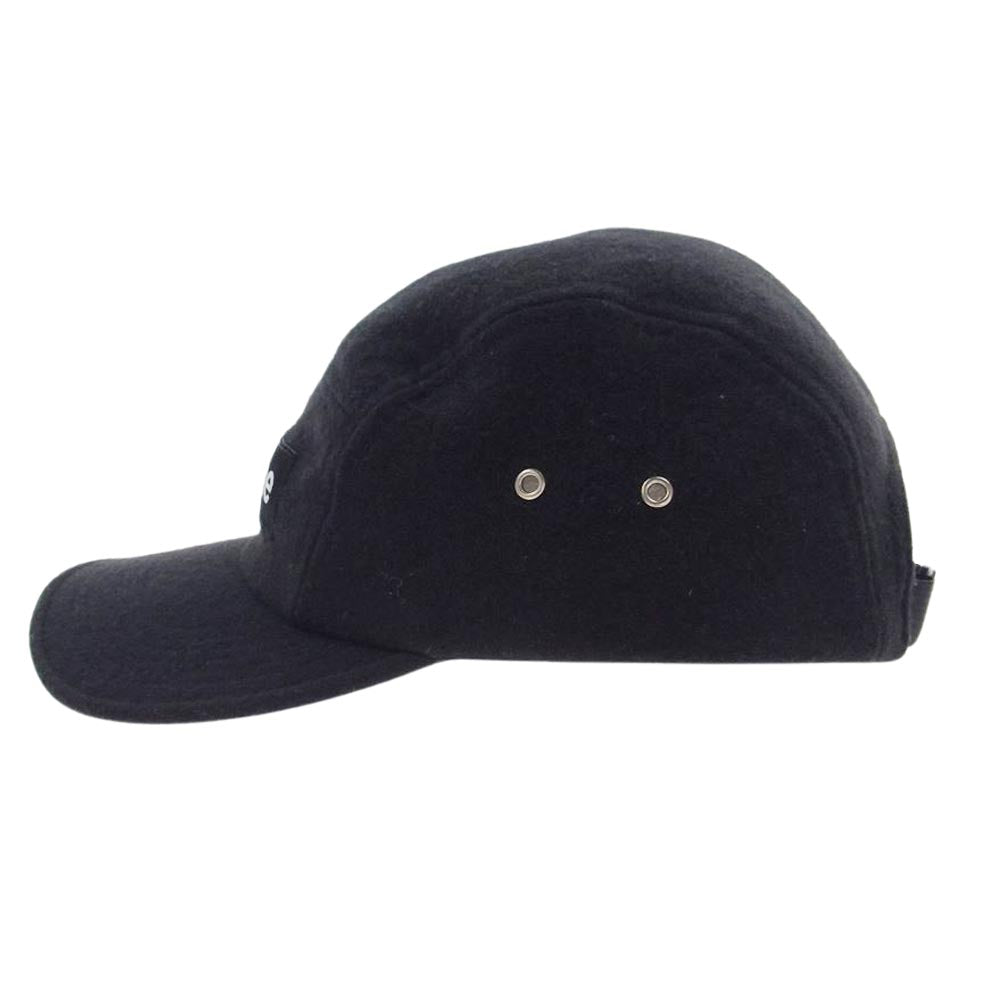 Supreme シュプリーム 10AW USA製 Quality Woolrich Fabric Camp Cap ウールリッチ キャンプ キャップ ブラック系【中古】