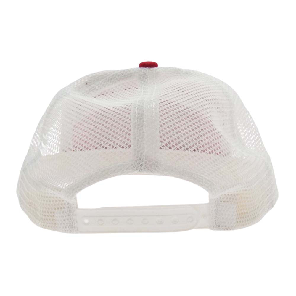 Supreme シュプリーム 09AW Battle Ready See You in Hell Mesh Cap バトルレディ シーユーインヘル キャップ レッド ホワイト系 レッド系【美品】【中古】