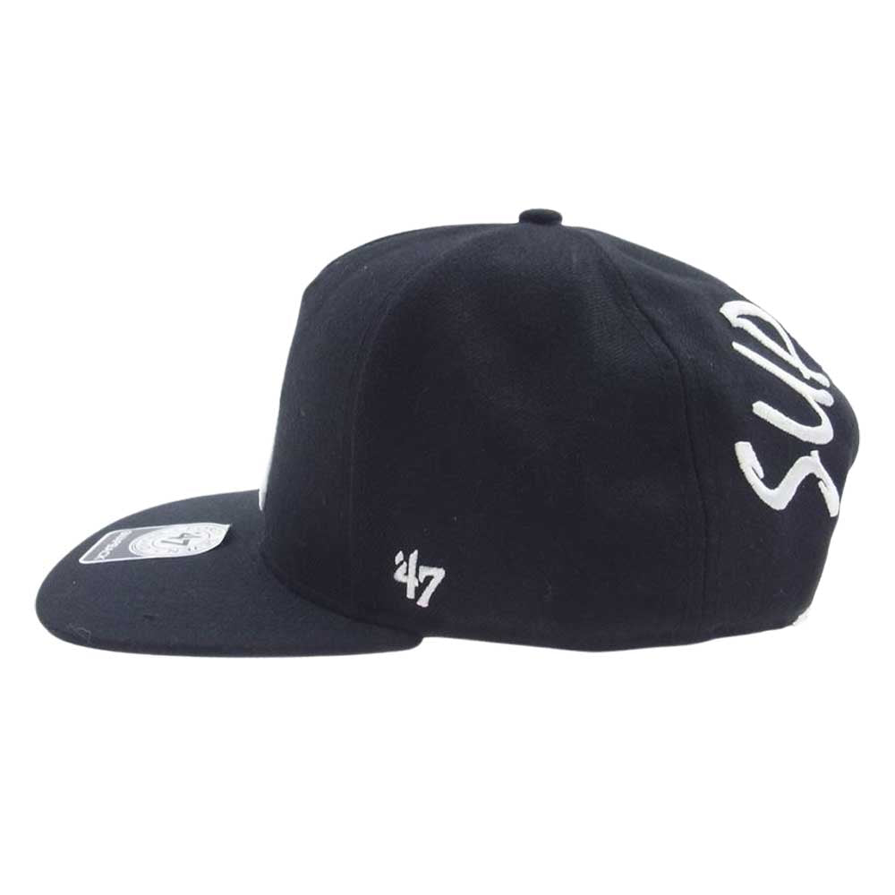 Supreme シュプリーム 15SS New York Yankees 47 Brand SNAPBACK Cap ニューヨーク ヤンキース ロゴ スナップバック キャップ ブラック系【極上美品】【中古】