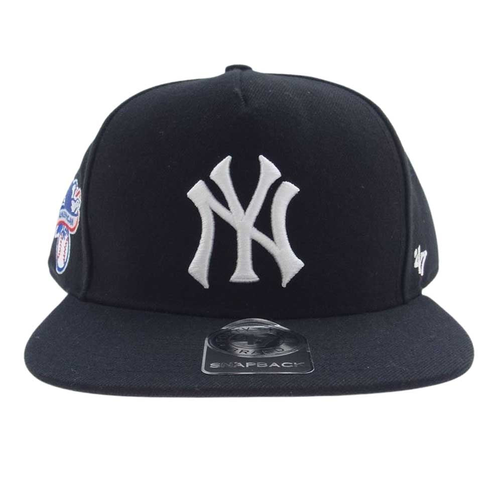 Supreme シュプリーム 15SS New York Yankees 47 Brand SNAPBACK Cap ニューヨーク ヤンキース ロゴ スナップバック キャップ ブラック系【極上美品】【中古】
