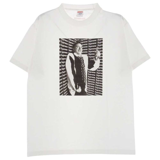 Supreme シュプリーム 10AW John Lydon Book Vol.6 TEE ジョン ライドン プリントクルーネック 半袖 Tシャツ ホワイト系 L【極上美品】【中古】