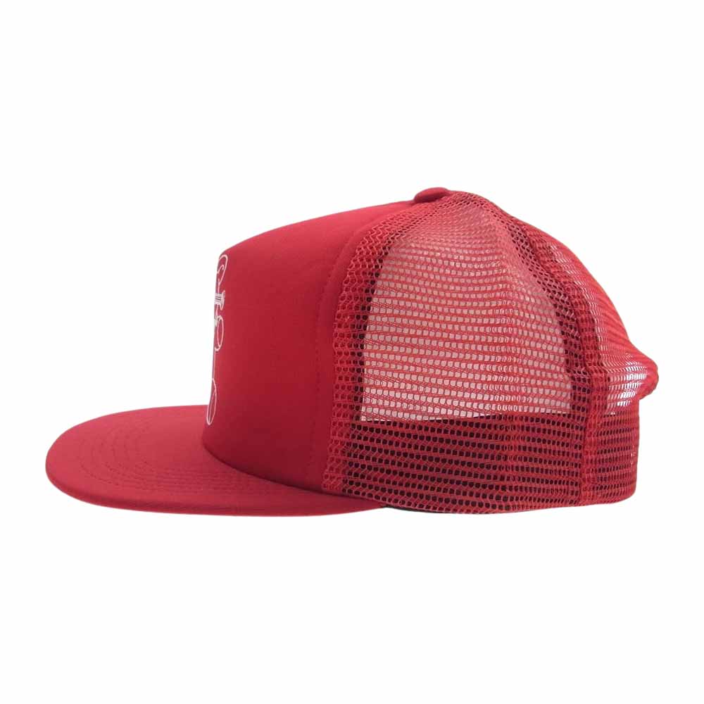 Supreme シュプリーム 15SS UNDER COVER Mesh Back 5-Panel snapback cap アンダーカバー メッシュバック5パネル スナップバック ベア プリント キャップ  レッド系【美品】【中古】