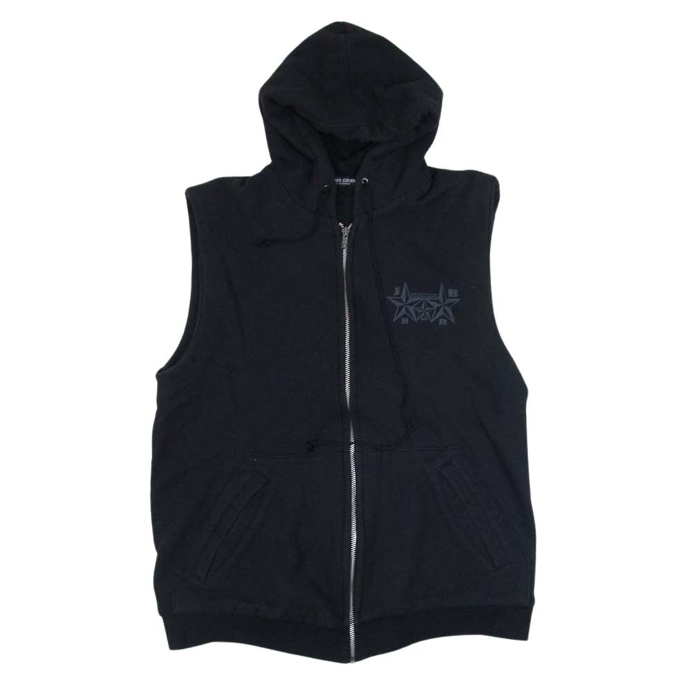 UNDERCOVER アンダーカバー 96AW 初期 ワイヤー期 スウェット パーカー ベスト ブラック系 サイズ表記無【中古】