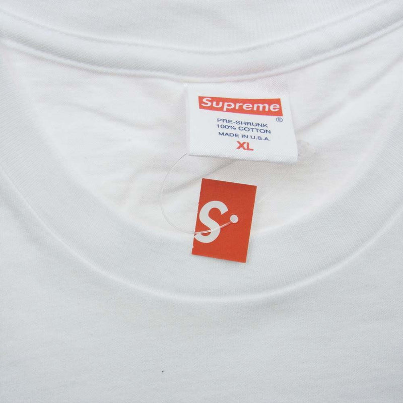 Supreme シュプリーム 15SS Neil Young Tee ニールヤング フォトプリント クルーネック 半袖カットソー 半袖 Tシャツ  ホワイト系 XL【新古品】【未使用】【中古】