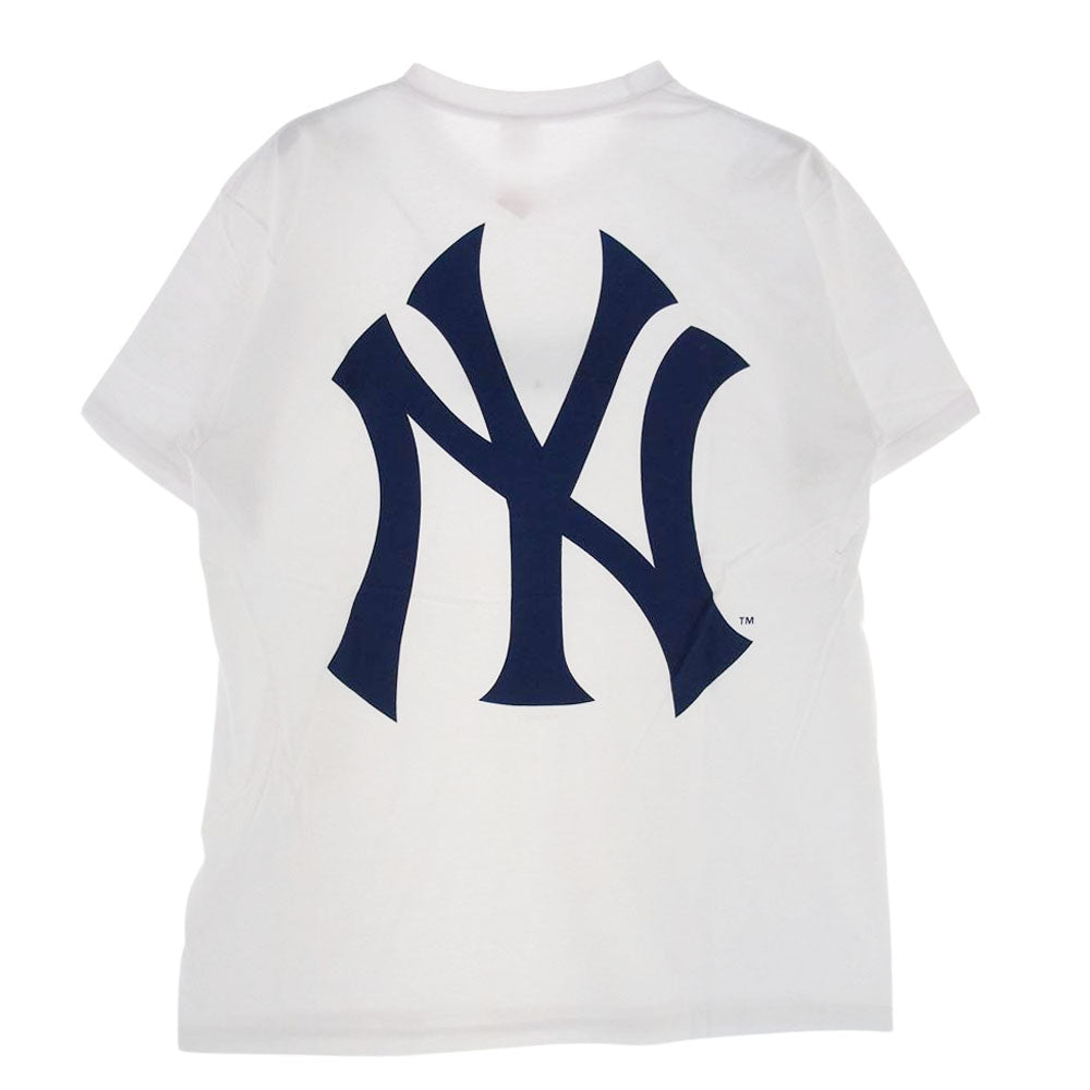 Supreme シュプリーム 15SS New York Yankees Box Logo Tee ニューヨーク ヤンキース ボックスロゴ Tシャツ  ホワイト系 XL【新古品】【未使用】【中古】