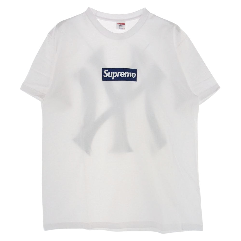 Supreme シュプリーム 15SS New York Yankees Box Logo Tee ニューヨーク ヤンキース ボックスロゴ Tシャツ  ホワイト系 XL【新古品】【未使用】【中古】