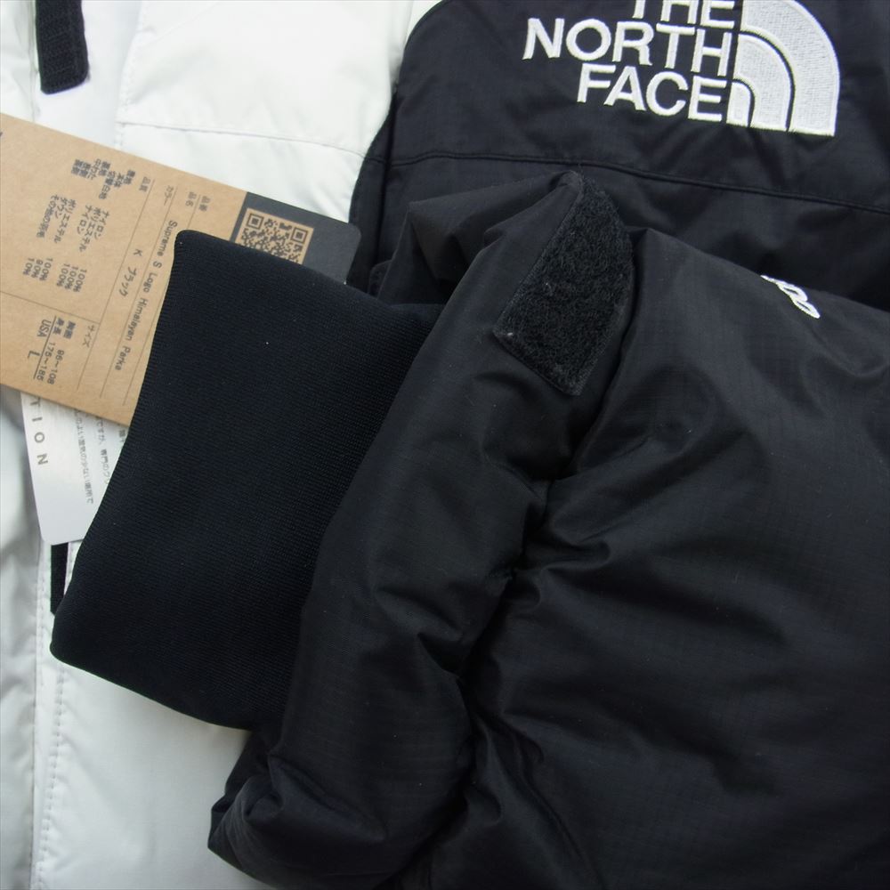 Supreme シュプリーム 20AW ND92003I THE NORTH FACE Summit Series S Logo Himalayan Parka Sロゴ ヒマラヤン パーカー ダウン ジャケット ブラック系 L【美品】【中古】