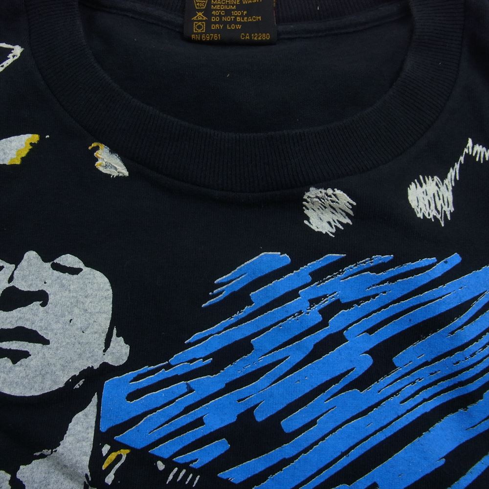 ヴィンテージ 90s stevie ray vaughan スティーヴィーレイヴォーン Tシャツ ブラック系 XL【中古】