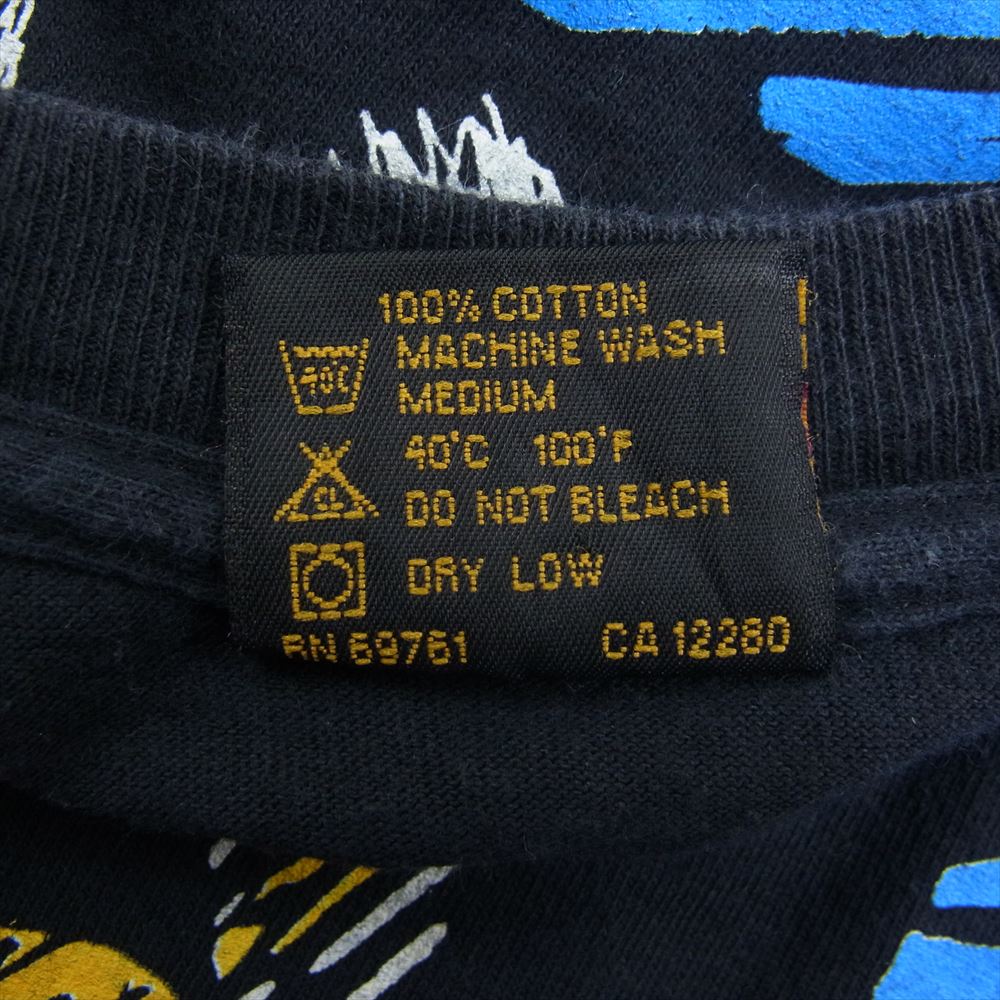 ヴィンテージ 90s stevie ray vaughan スティーヴィーレイヴォーン Tシャツ ブラック系 XL【中古】