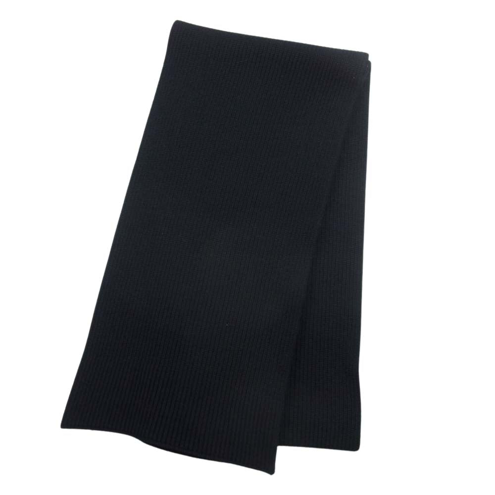 MAISON MARGIELA メゾンマルジェラ 21AW S50TE0082 四つタグ ニット マフラー ブラック系【新古品】【未使用】【中古】