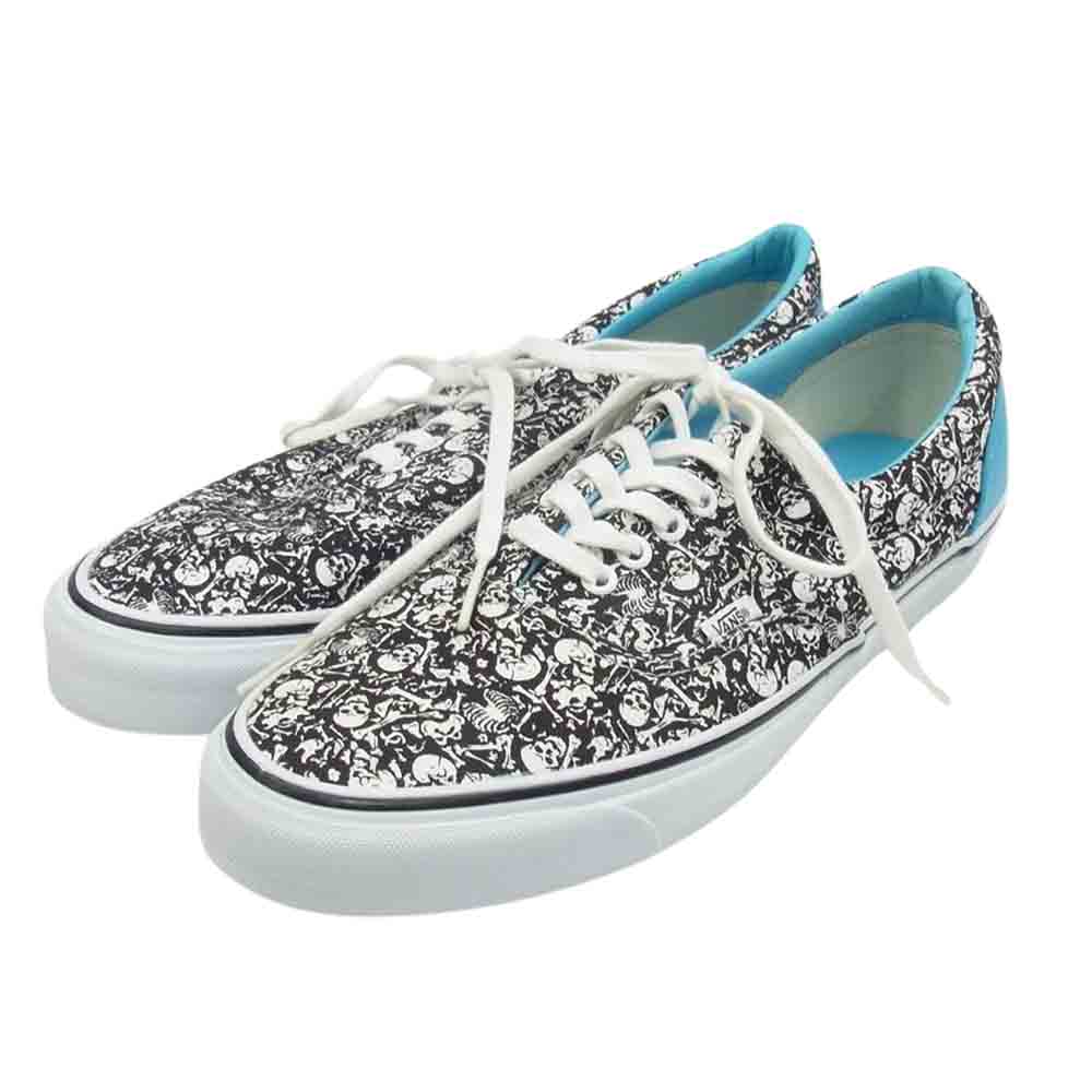 VANS バンズ × STUSSY ステューシー OG Era エラ スニーカー ブラック系 ホワイト系 30cm【新古品】【未使用】【中古】