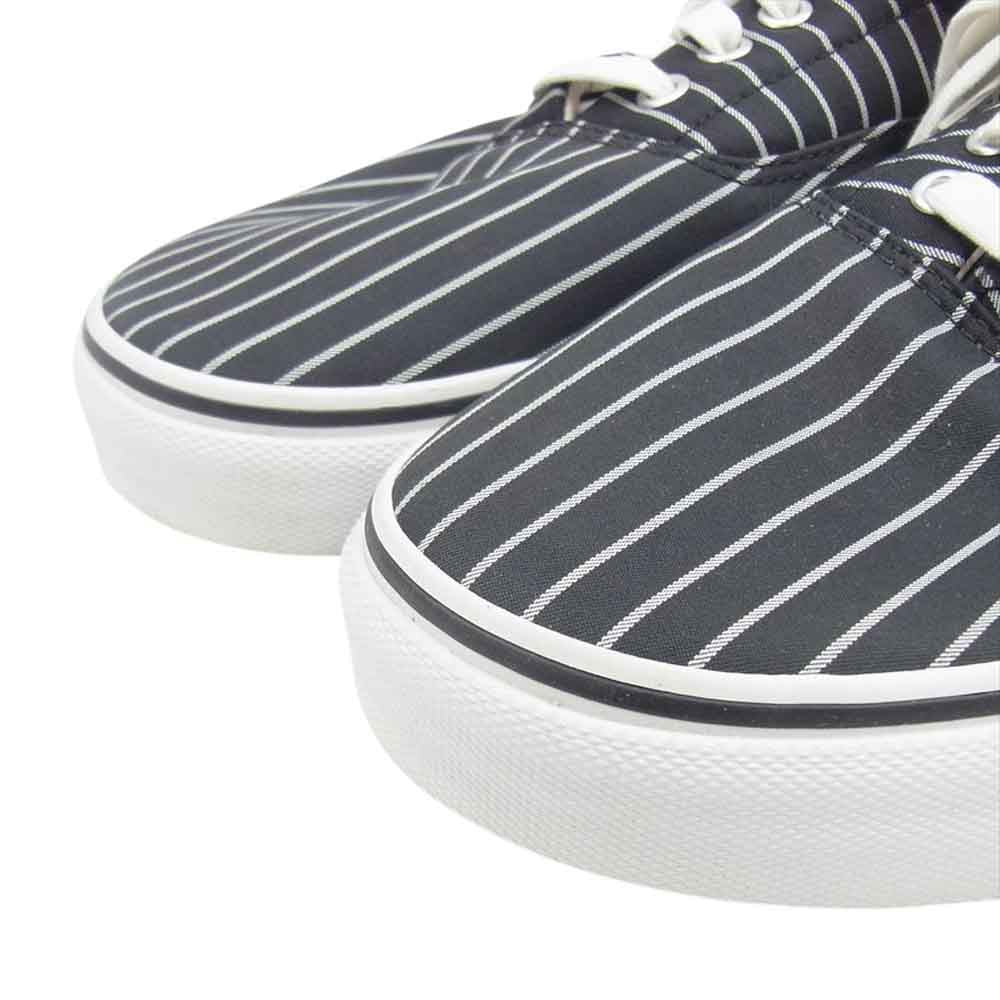 Supreme シュプリーム × COMME DES GAR?ONS SHIRT コムデギャルソン シャツ × VANS バンズ 14SS Era ローカット スニーカー ブラック ブラック系 ホワイト系 30cm【極上美品】【中古】