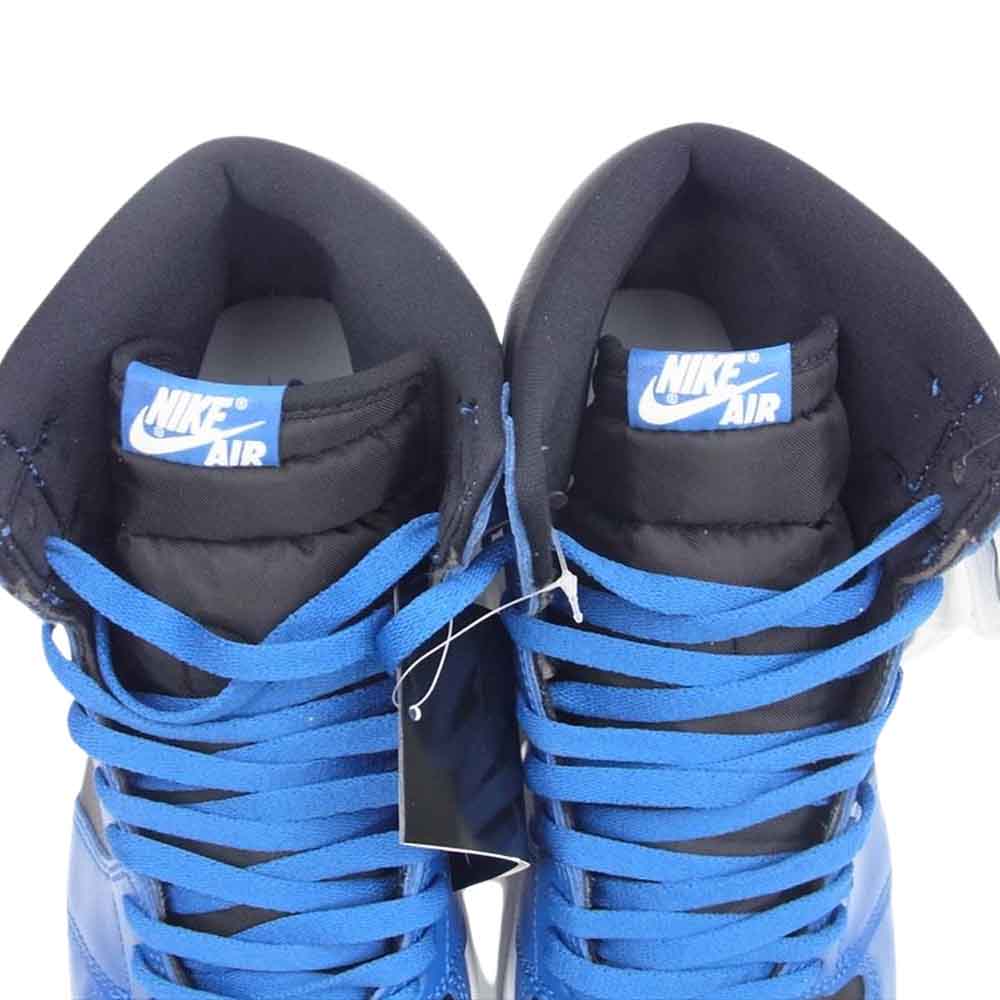 NIKE ナイキ 555088-404 Air Jordan 1 エアジョーダン Retro High OG レトロ ハイ Dark Marina Blue ダークマリーナブルー スニーカー ブルー系 ブラック系 29cm【中古】