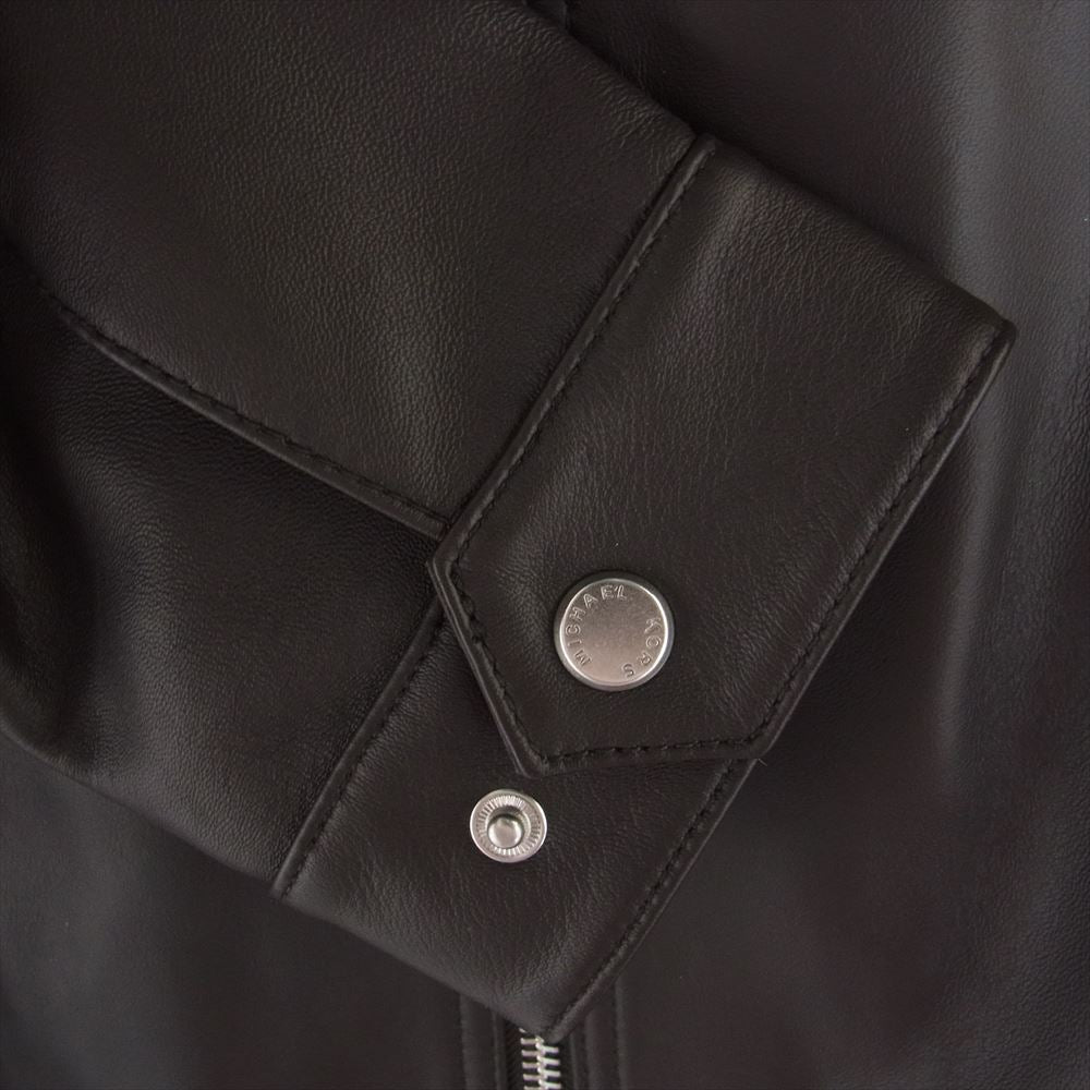 Michael Kors マイケルコース MC57748 ラムレザー シングル ライダース