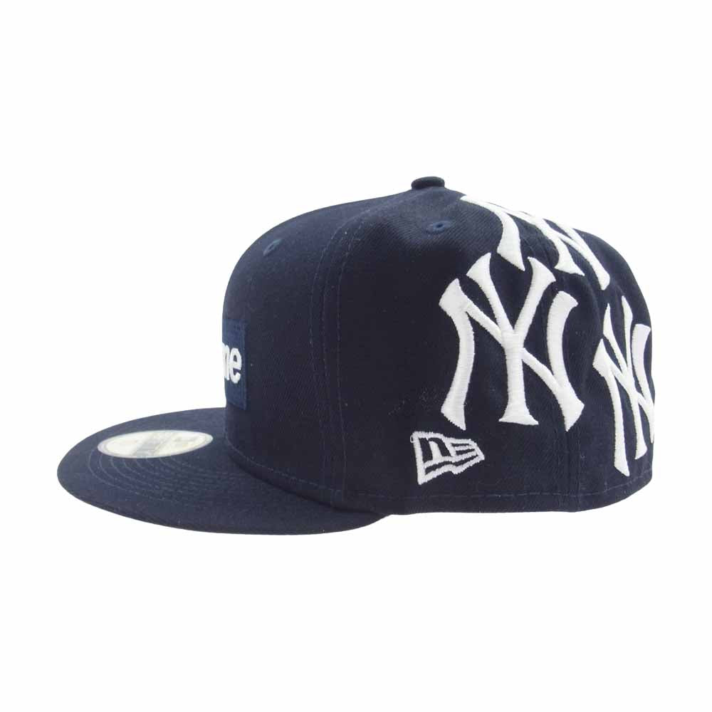Supreme シュプリーム 21AW New Era New York Yankees cap ニューエラ ヤンキース ネイビー系 58.7cm【中古】