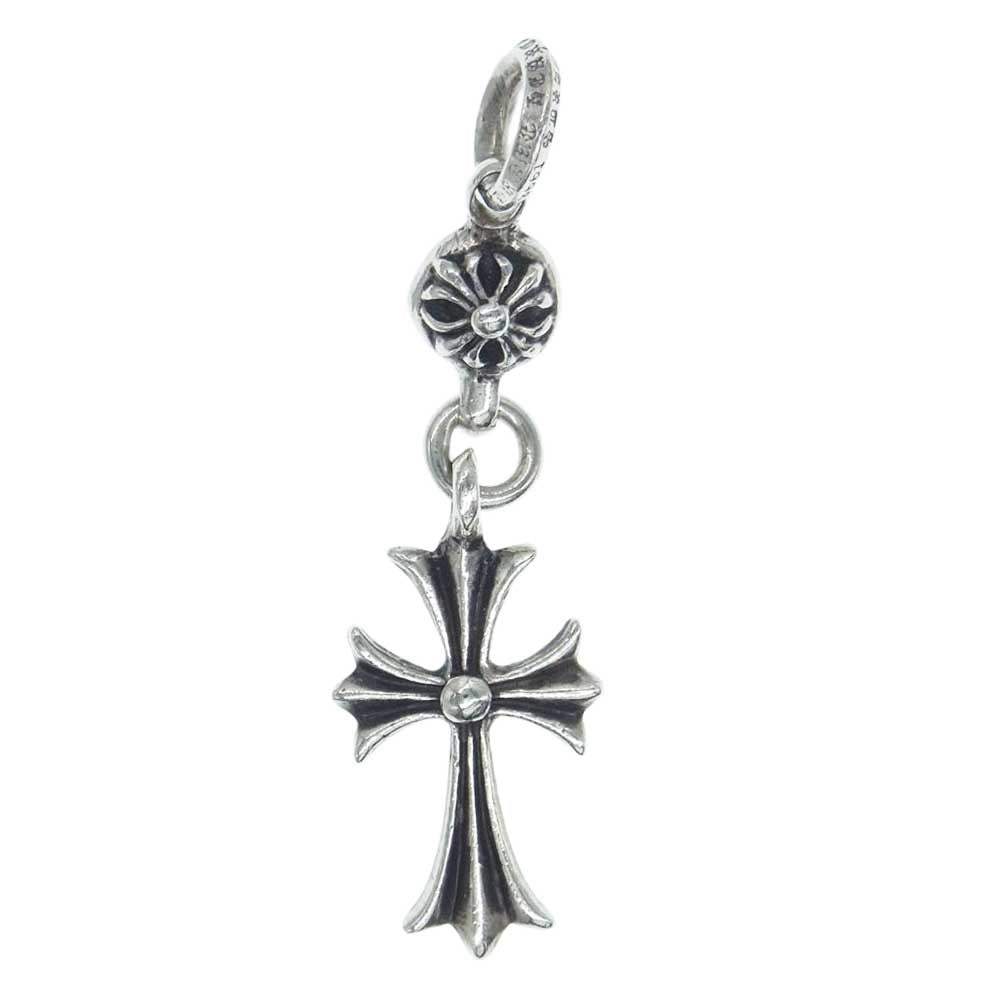 CHROME HEARTS クロムハーツ（原本無） 1B TNY CH CRS 1ボール タイニー CHクロス チャーム ペンダントトップ シルバー系【中古】