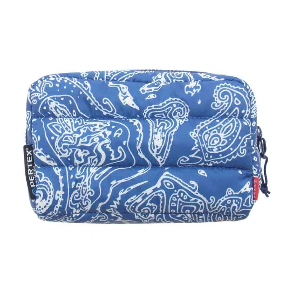 Supreme シュプリーム Puffer Pouch パファー ポーチ ブルー系【新古品】【未使用】【中古】