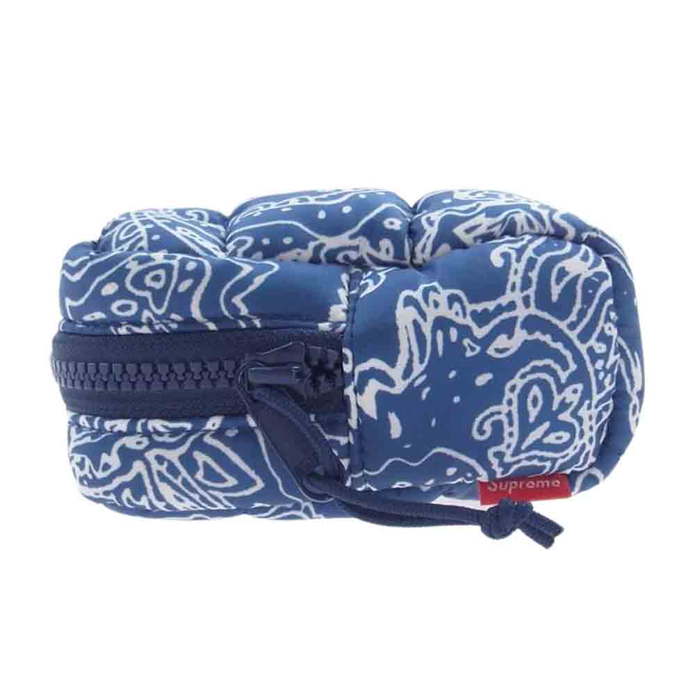 Supreme シュプリーム Puffer Pouch パファー ポーチ ブルー系【新古品】【未使用】【中古】