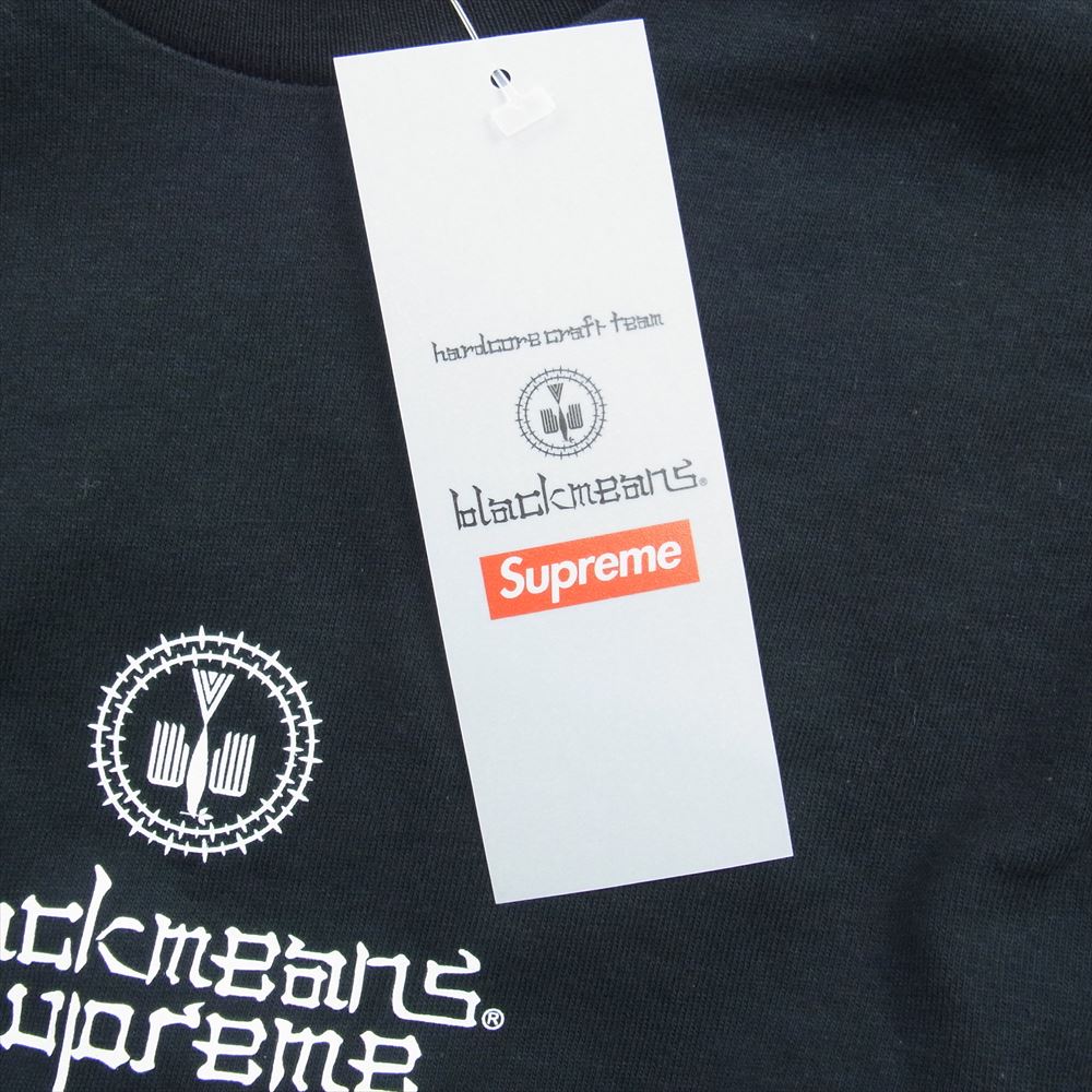 Supreme シュプリーム 23AW Blackmeans L/S Tee ブラックミーンズ 長袖Ｔシャツ ブラック系 M【極上美品】【中古】