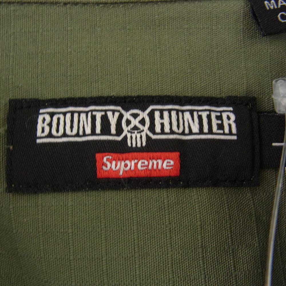 Supreme シュプリーム Bounty Hunter Ripstop Shirt バウンティ ハンター リップストップ シャツ カーキ系 L【極上美品】【中古】