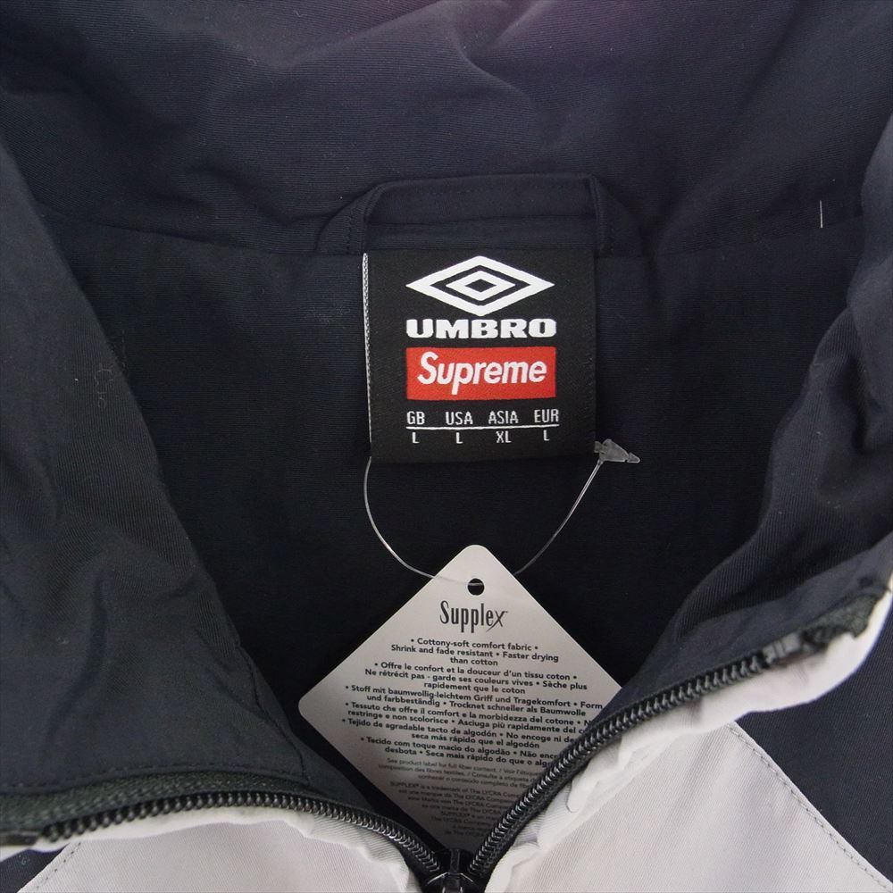 Supreme シュプリーム 23SS × Umbro Track Jacket アンブロ トラックジャケット ブラック系 グレー系 ASIA:XL【中古】
