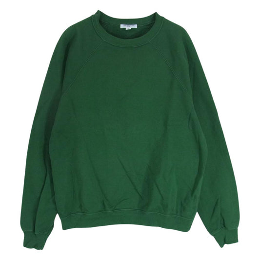 レディホワイトカンパニー アメリカ製 長袖 クルーネック スウェット グリーン系 38【中古】