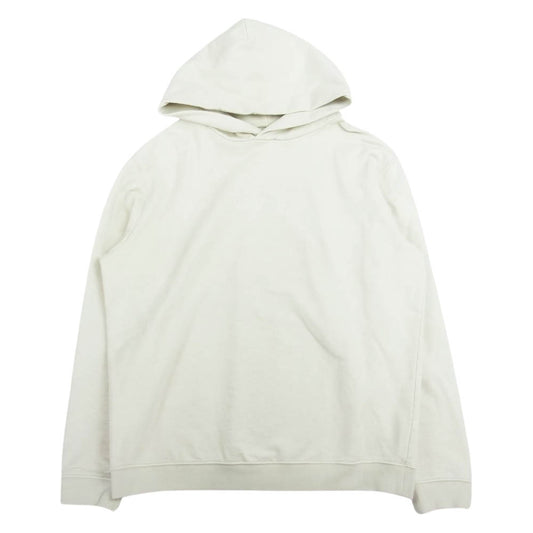 MAISON MARGIELA メゾンマルジェラ 22SS S50GU0191 逆さロゴ刺繍 オーバーサイズ プルオーバー スウェット パーカー オフホワイト系 M【中古】