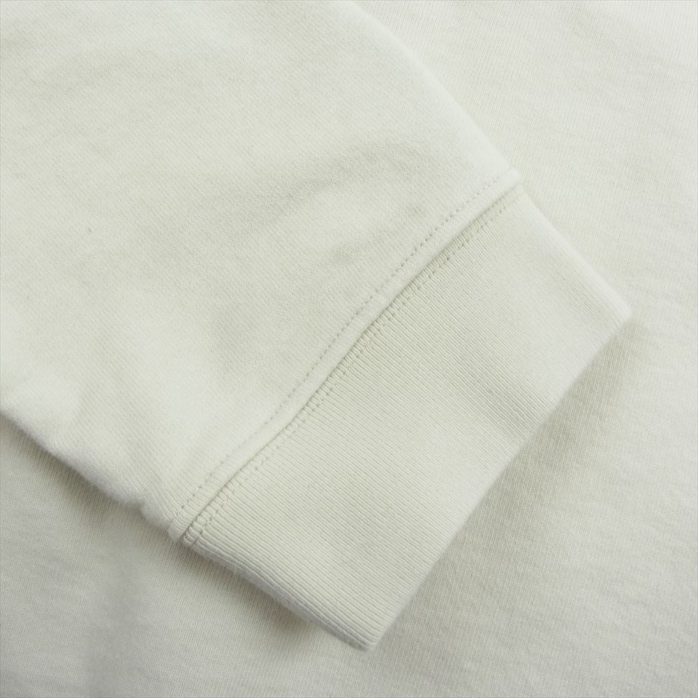MAISON MARGIELA メゾンマルジェラ 22SS S50GU0191 逆さロゴ刺繍 オーバーサイズ プルオーバー スウェット パーカー オフホワイト系 M【中古】