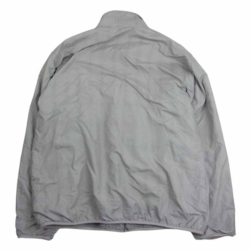 patagonia パタゴニア 28580 Reversible Snap-Zip Jacket リバーシブル スナップ ジップ フリース ジャケット グレー系 カーキ系【中古】