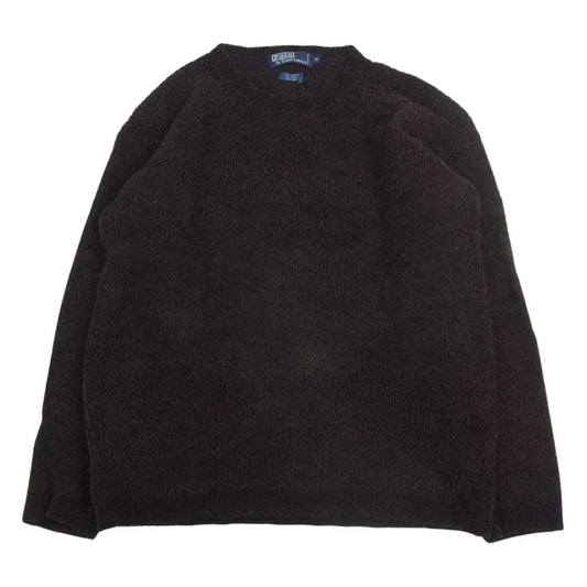 POLO RALPH LAUREN ポロ・ラルフローレン レーヨン リネン 混 コットンニット ブラウン系 M【中古】